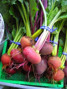 freshly picked beets
