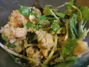 green curry quinoa
